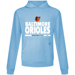 Baltimore Orioles Levelwear Relay Center Stage Long Sleeve Hooded T-Shirt - MLB T-shirts
