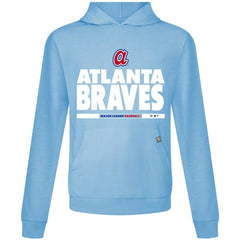Atlanta Braves Levelwear Relay Center Stage Long Sleeve Hooded T-Shirt - MLB T-shirts