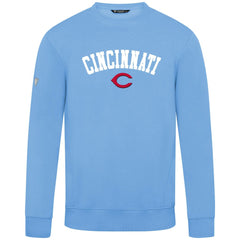 Cincinnati Reds Levelwear Zane Felt Arch Pullover Sweatshirt - MLB Pullover