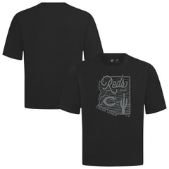Cincinnati Reds Levelwear Sunrise Luxe Signature Knit T-Shirt - MLB T-shirts