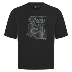 Cincinnati Reds Levelwear Sunrise Luxe Signature Knit T-Shirt - MLB T-shirts