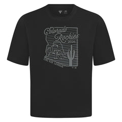 Colorado Rockies Levelwear Sunrise Luxe Signature Knit T-Shirt - MLB T-shirts