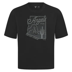 Los Angeles Angels Levelwear Sunrise Luxe Signature Knit T-Shirt - MLB T-shirts
