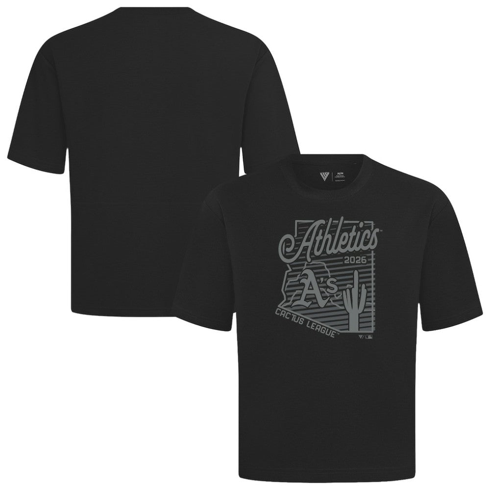Athletics Levelwear Sunrise Luxe Signature Knit T-Shirt - MLB T-shirts