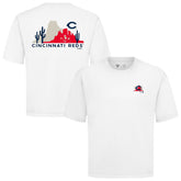 Cincinnati Reds Levelwear Panoramic Luxe Signature Knit T-Shirt - MLB T-shirts