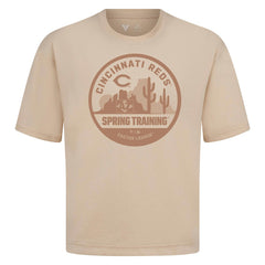 Cincinnati Reds Levelwear Spring Training Badge Luxe Signature Knit T-Shirt - MLB T-shirts