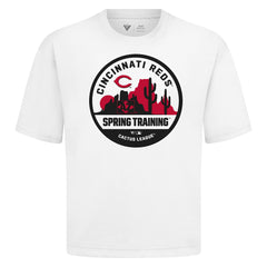 Cincinnati Reds Levelwear Spring Training Badge Luxe Signature Knit T-Shirt - MLB T-shirts