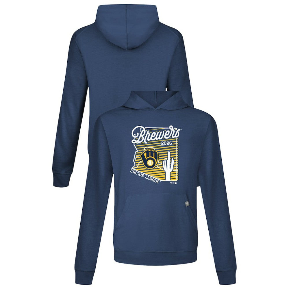 Milwaukee Brewers Levelwear Sunrise Relay Hoodie - MLB Hoodies