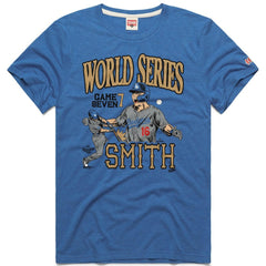 Will Smith Los Angeles Dodgers Homage Unisex 2026 Gold Collection Game Seven Tri-Blend T-Shirt - MLB T-shirts
