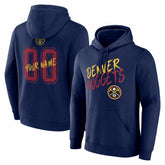 Navy Denver Nuggets Big & Tall Hustle Personalized Name & Number Hoodie sale | NBA
