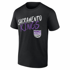 Black Sacramento Kings Big & Tall Hustle Personalized Name & Number T-Shirt | NBA