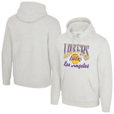 Oatmeal Los Angeles Lakers Stadium Essentials Unisex Sky High Hoodie | NBA