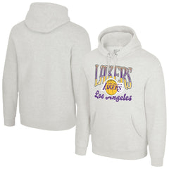 Oatmeal Los Angeles Lakers Stadium Essentials Unisex Sky High Hoodie | NBA