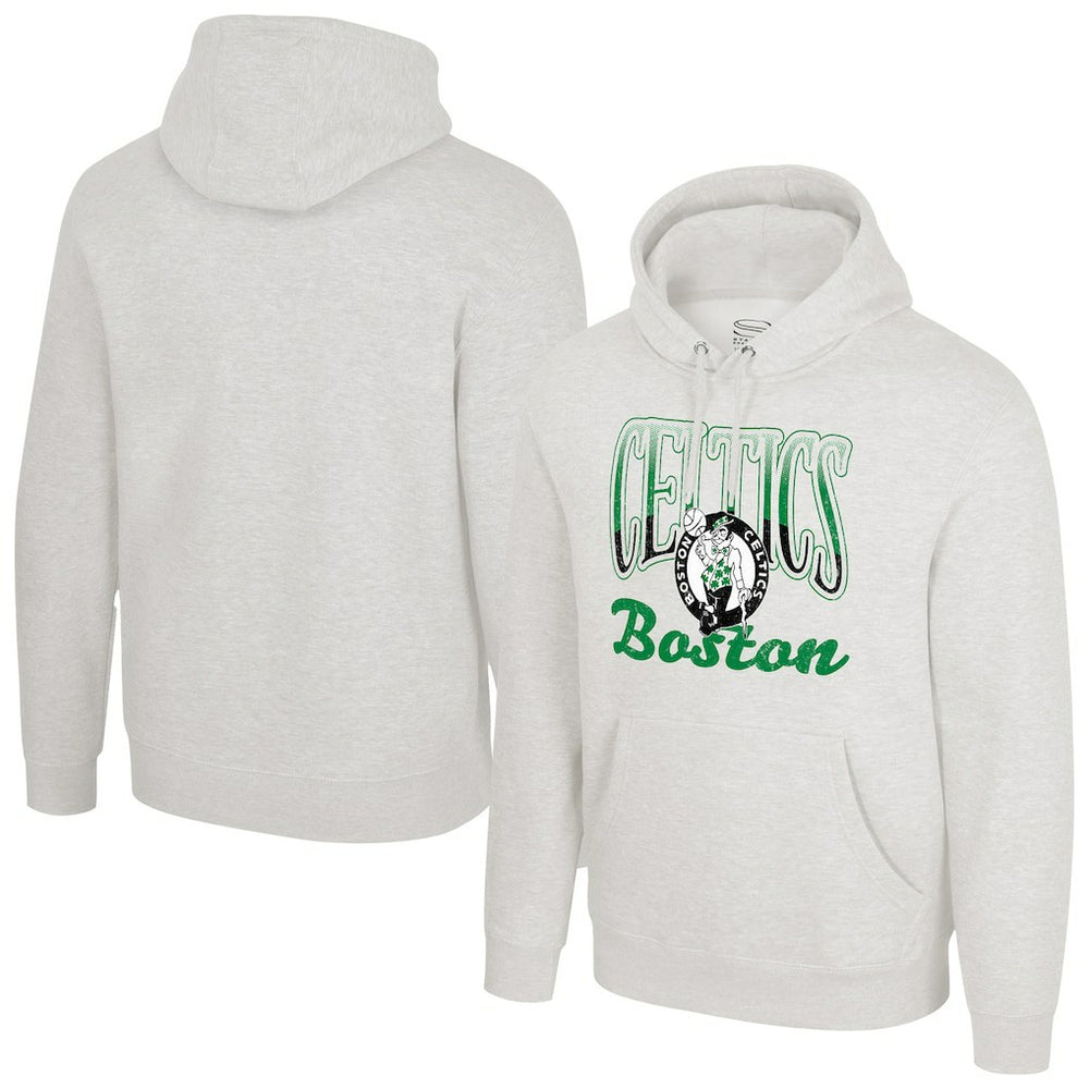 Oatmeal Boston Celtics Stadium Essentials Unisex Sky High Hoodie | NBA