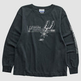 Black San Antonio Spurs Reebok 2000s Long Sleeve T-shirt | NBA