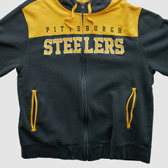Pittsburgh Steelers NFL 2010s Hooded Full Zip Sweatshirt | NFL New