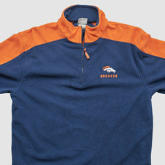 Denver Broncos NFL 2000s 1/4 Zip Sweatshirt | NFL Hot