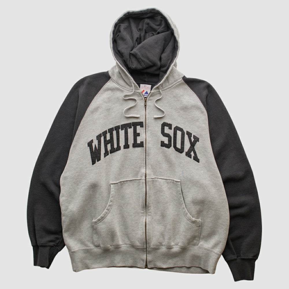 Chicago White Sox Majestic 2000s Hooded Full Zip Sweatshirt - MLB Sweatshirts