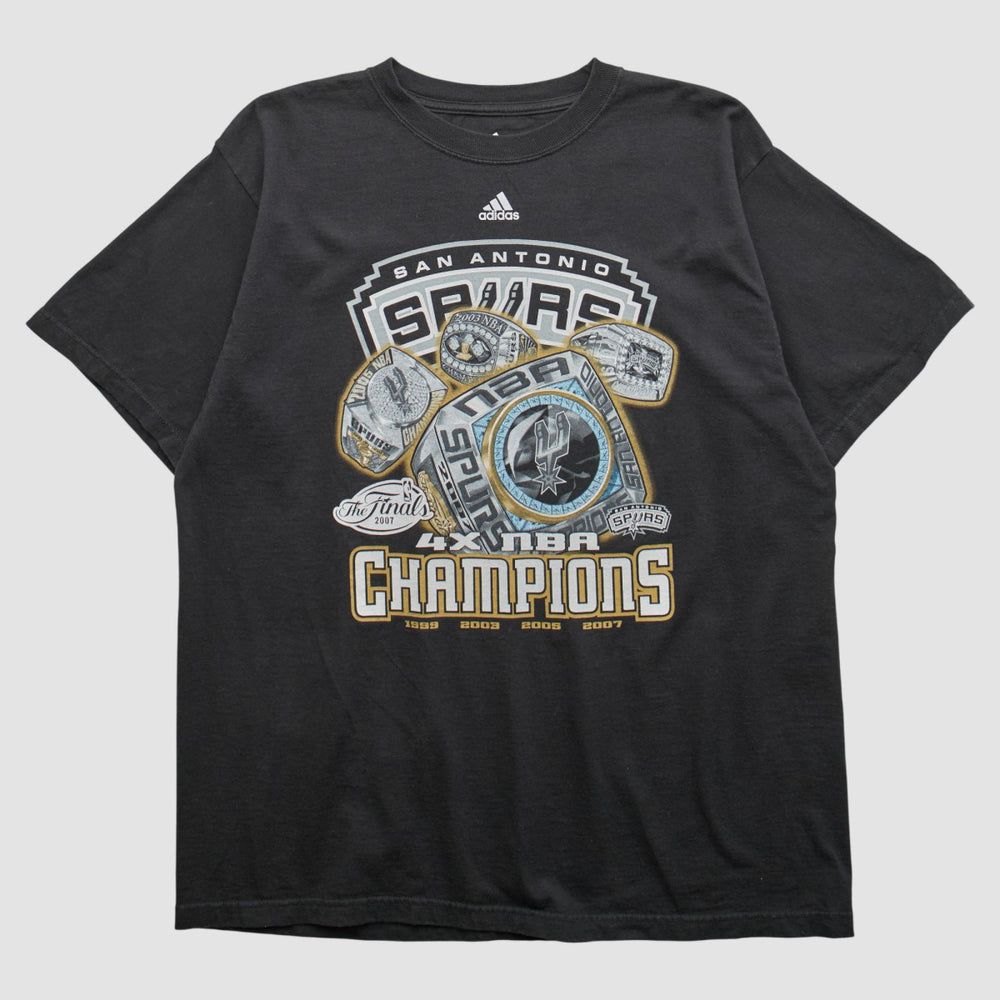 Black San Antonio Spurs 2007 T-shirt | NBA