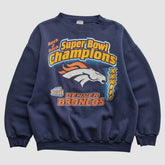 Denver Broncos Logo 7 1999 Pullover Sweatshirt | NFL New