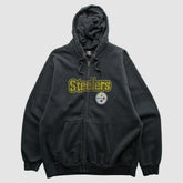 Pittsburgh Steelers NFL 2010s Hooded Full Zip Sweatshirt | NFL Discount