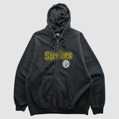 Pittsburgh Steelers NFL 2010s Hooded Full Zip Sweatshirt | NFL Discount