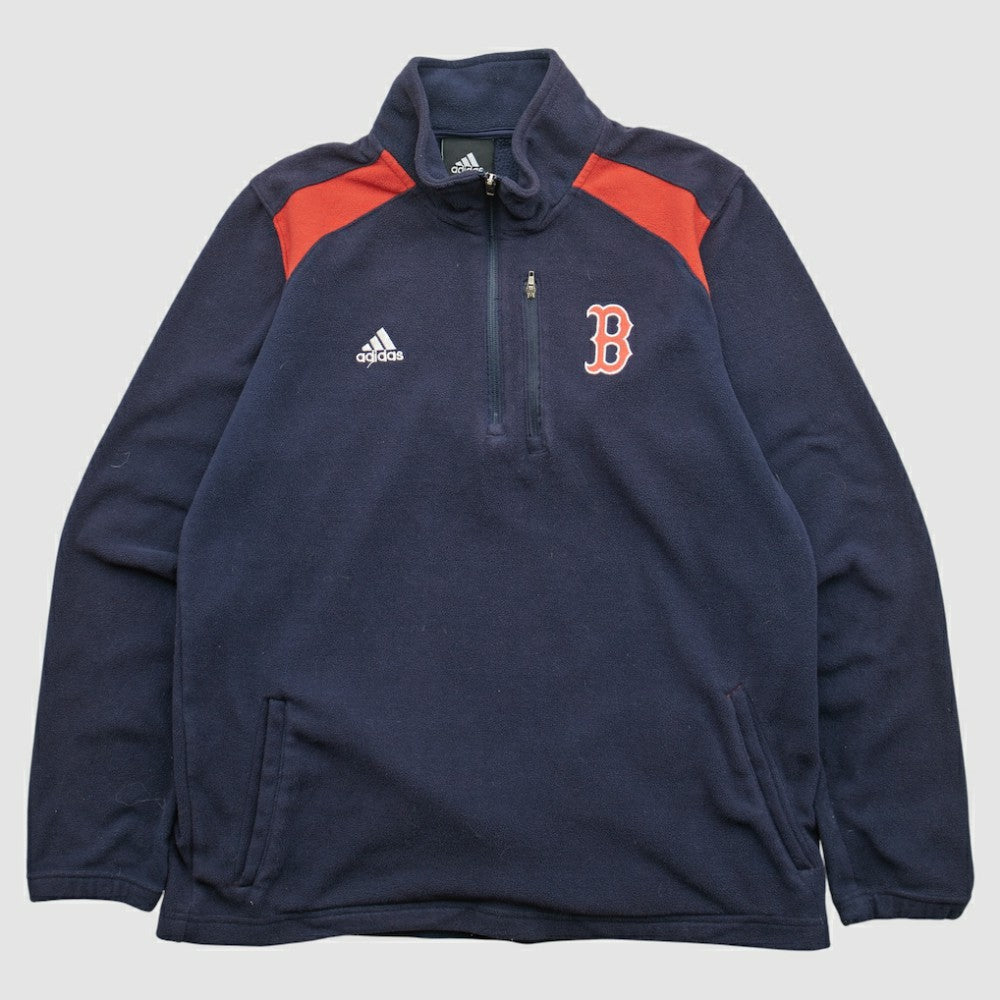 Boston Red Sox Adidas 2010s 1/4 Zip Sweatshirt - MLB Sweatshirts