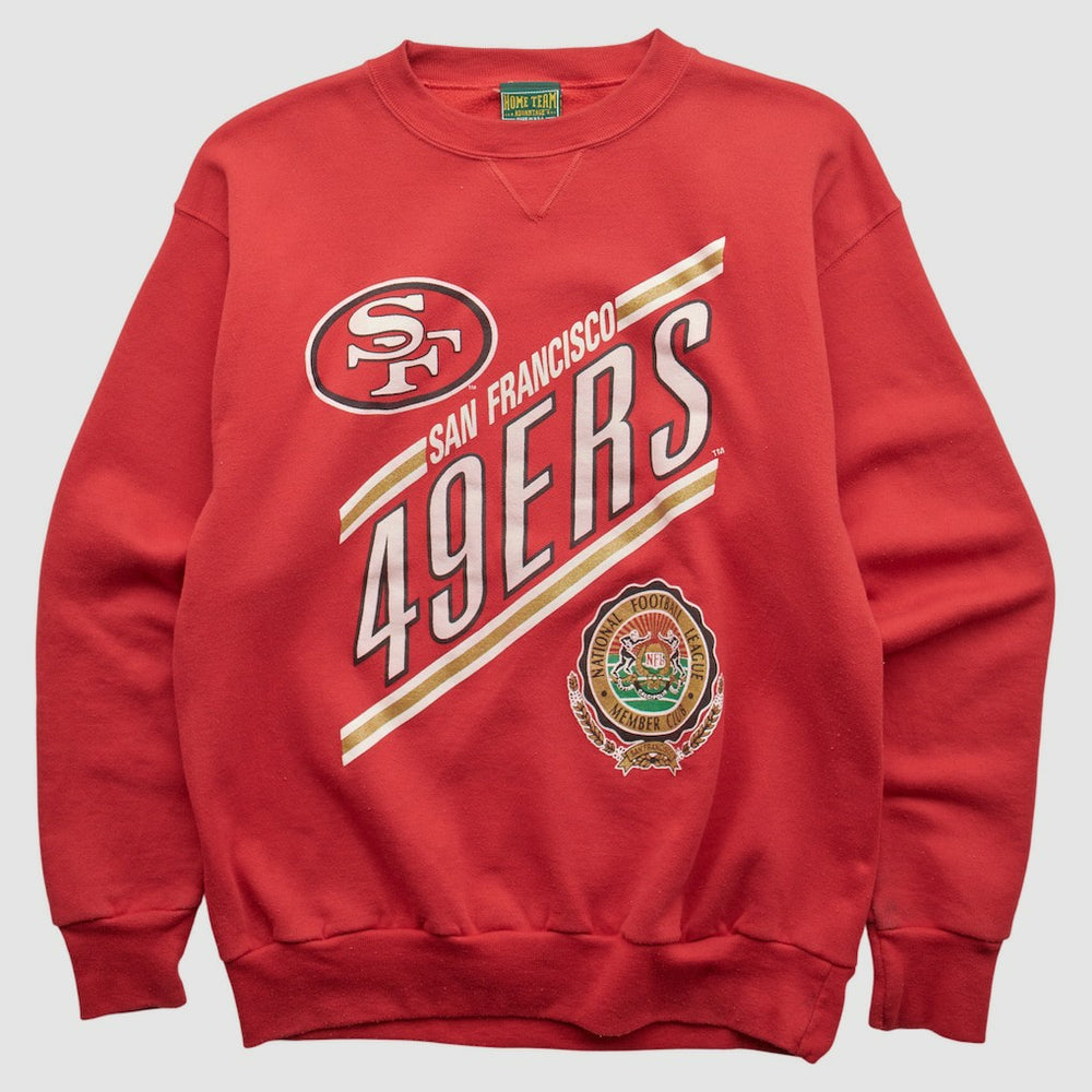 San Francisco 49ers Home Team Advantage 90s Pullover Sweatshirt | NFL Outlet