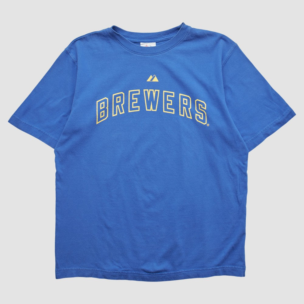 Milwaukee Brewers Majestic 2000s T-shirt - MLB T-shirts