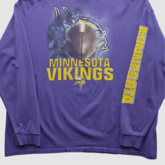 Minnesota Vikings Logo Athletic 90s Long Sleeve T-shirt | NFL New
