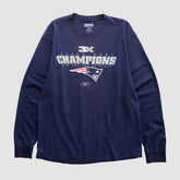 New England Patriots Reebok 2000s Long Sleeve T-shirt | NFL Discount