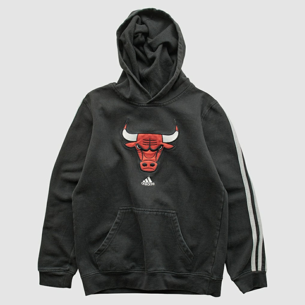 Black Chicago Bulls 2010s Hooded Sweatshirt | NBA