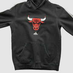 Black Chicago Bulls 2010s Hooded Sweatshirt | NBA