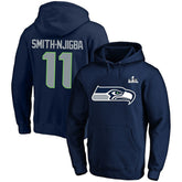 Seattle Seahawks Jaxon Smith-Njigba Super Bowl LX Champions Big & Tall Name & Number Fleece Hoodie | NFL Discount