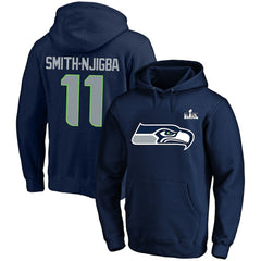 Seattle Seahawks Jaxon Smith-Njigba Super Bowl LX Champions Big & Tall Name & Number Fleece Hoodie | NFL Discount