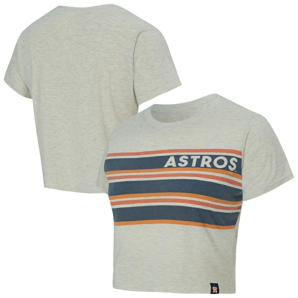 Houston Astros Concepts Sport Women's Birch Cropped T-Shirt - MLB T-shirts