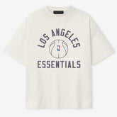 Cream Los Angeles Lakers Fear of God x Barkley L. Hendricks Unisex 90's T-Shirt | NBA