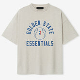 Heather Gray Golden State Warriors Fear of God x Barkley L. Hendricks Unisex 90's T-Shirt sale | NBA
