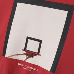 Red Philadelphia 76ers Fear of God x Barkley L. Hendricks Unisex 90's Hoodie | NBA