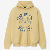 Gold Golden State Warriors Fear of God x Barkley L. Hendricks Unisex 90's Hoodie sale | NBA