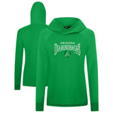 Arizona Diamondbacks Levelwear Women's St. Patrick's Day Slender Raglan Hoodie - MLB Hoodies