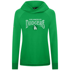 Los Angeles Dodgers Levelwear Women's St. Patrick's Day Slender Raglan Hoodie - MLB Hoodies