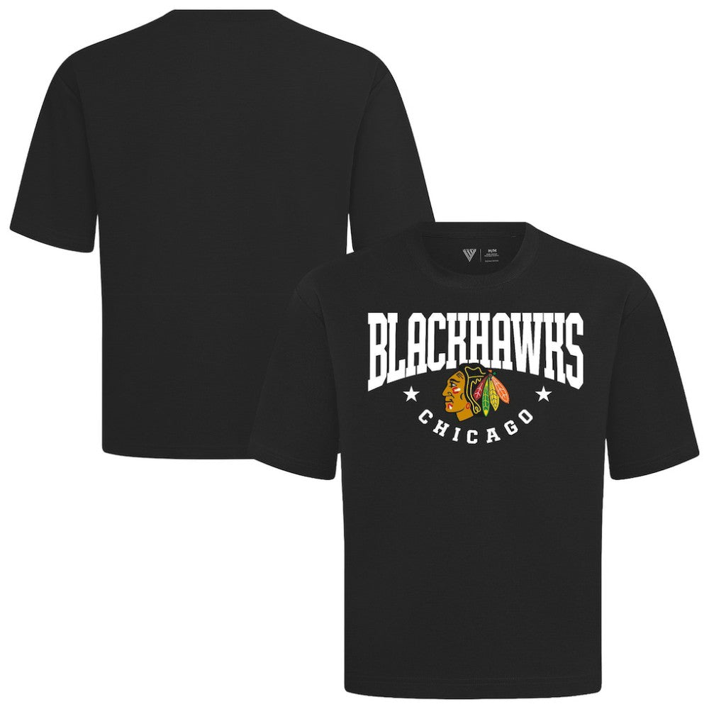 Chicago Blackhawks Levelwear Luxe Signature Knit T-Shirt - NHL T-shirts