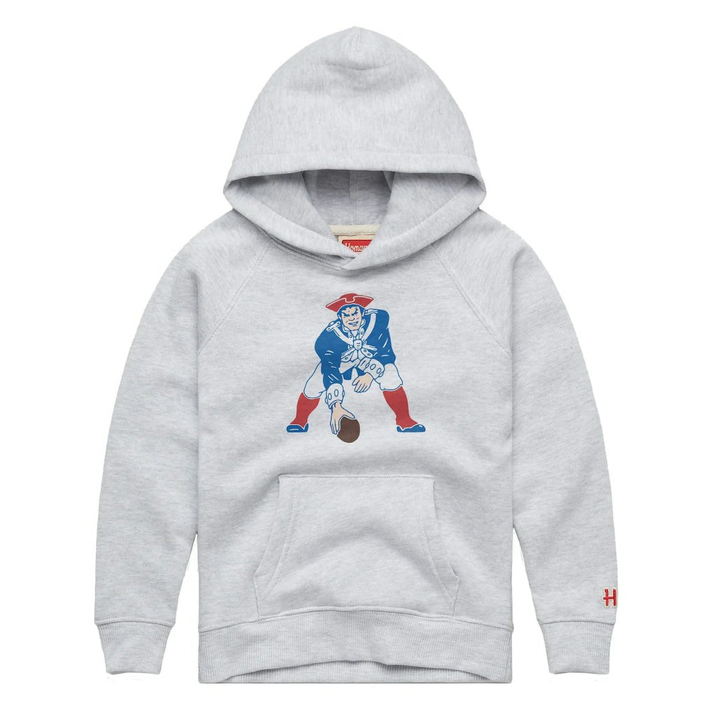 New England Patriots Homage Youth 1979 Tri-Blend Hoodie | NFL Near me