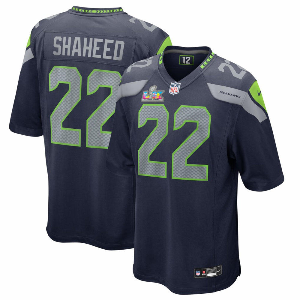 Seattle Seahawks Rashid Shaheed Super Bowl LX Patch Game Jersey | NFL Sale