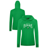 Dallas Stars Levelwear Women's St. Patrick's Day Slender Raglan Hoodie - NHL Hoodies