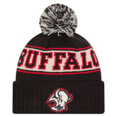 Buffalo Sabres New Era Retro Cuffed Knit Hat with Pom - NHL Hats