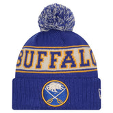 Buffalo Sabres New Era Retro Cuffed Knit Hat with Pom - NHL Hats