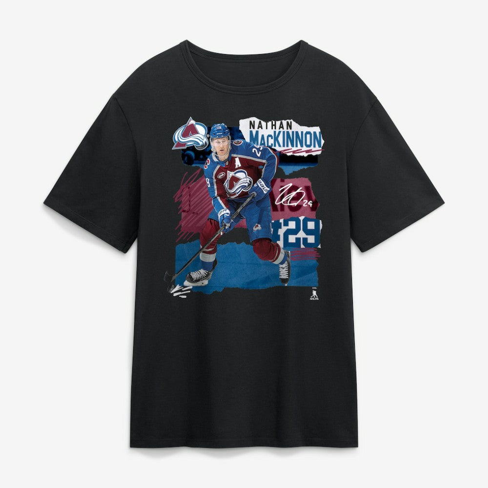 Nathan MacKinnon Colorado Avalanche Fresh Ice T-Shirt - NHL T-shirts