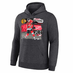 Connor Bedard Chicago Blackhawks Fresh Ice Hoodie - NHL Hoodies